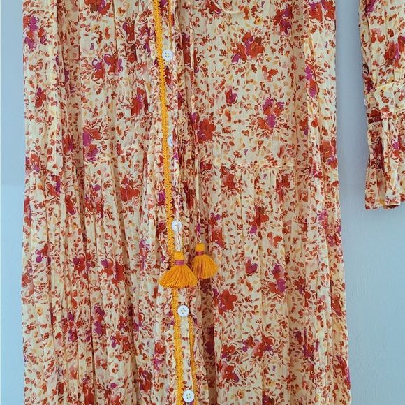 Poupette St Barth Rita Floral Maxi Dress Size XS - Picture 7 of 12